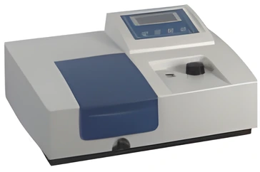 Visible Single-Beam Microprocessor Spectrophotometer (16 x 2 Backlit LCD), in a Sentwin product photograph.
