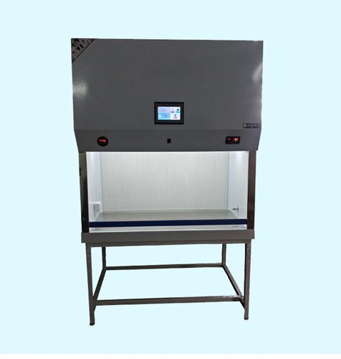 Sentwin vertical laminar air flow cabinet with plexiglass front door and UV tube.