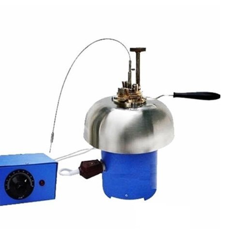 Sentwin Flash Point Apparatus with brass test cup and dome shaped metal top.
